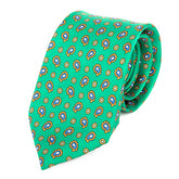 Felix Green Mini Paisley Motif IMS Tie 7.5cm